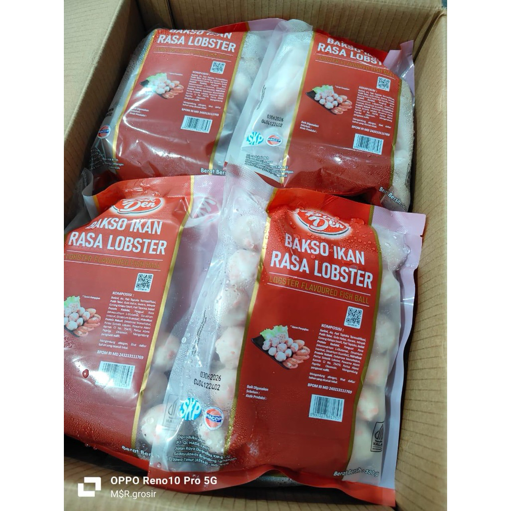

PAKDEN BAKSO IKAN RASA LOBSTER