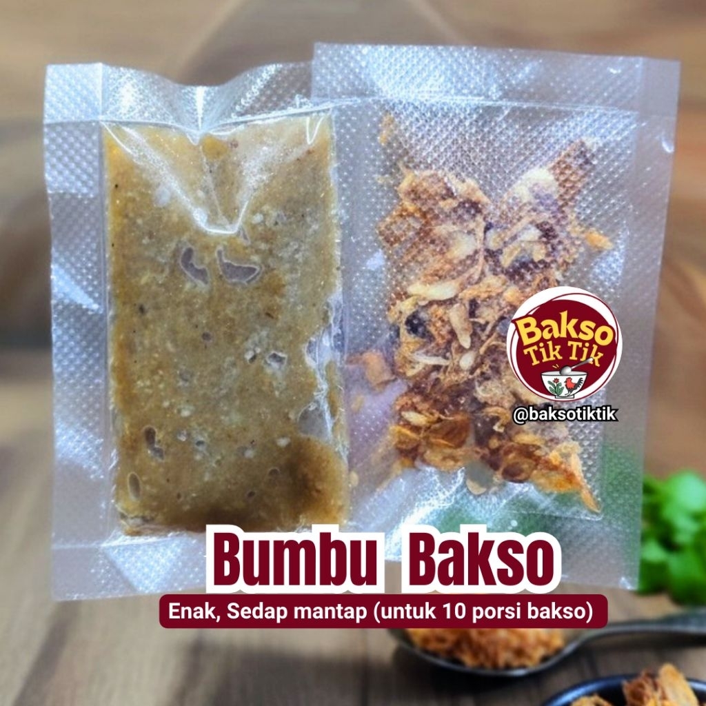 

BUMBU BAKSO 50 GR (10 PORSI) + BAWANG GORENG