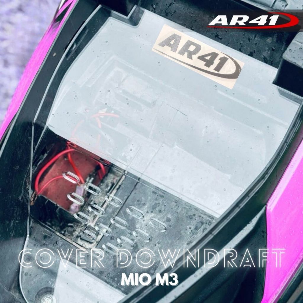 COVER SEKAT BAGASI DOWNDRAFT mio m3. 5MM, sekat bagasi akrilik downdraft mio m3, tutup bagasi akrili