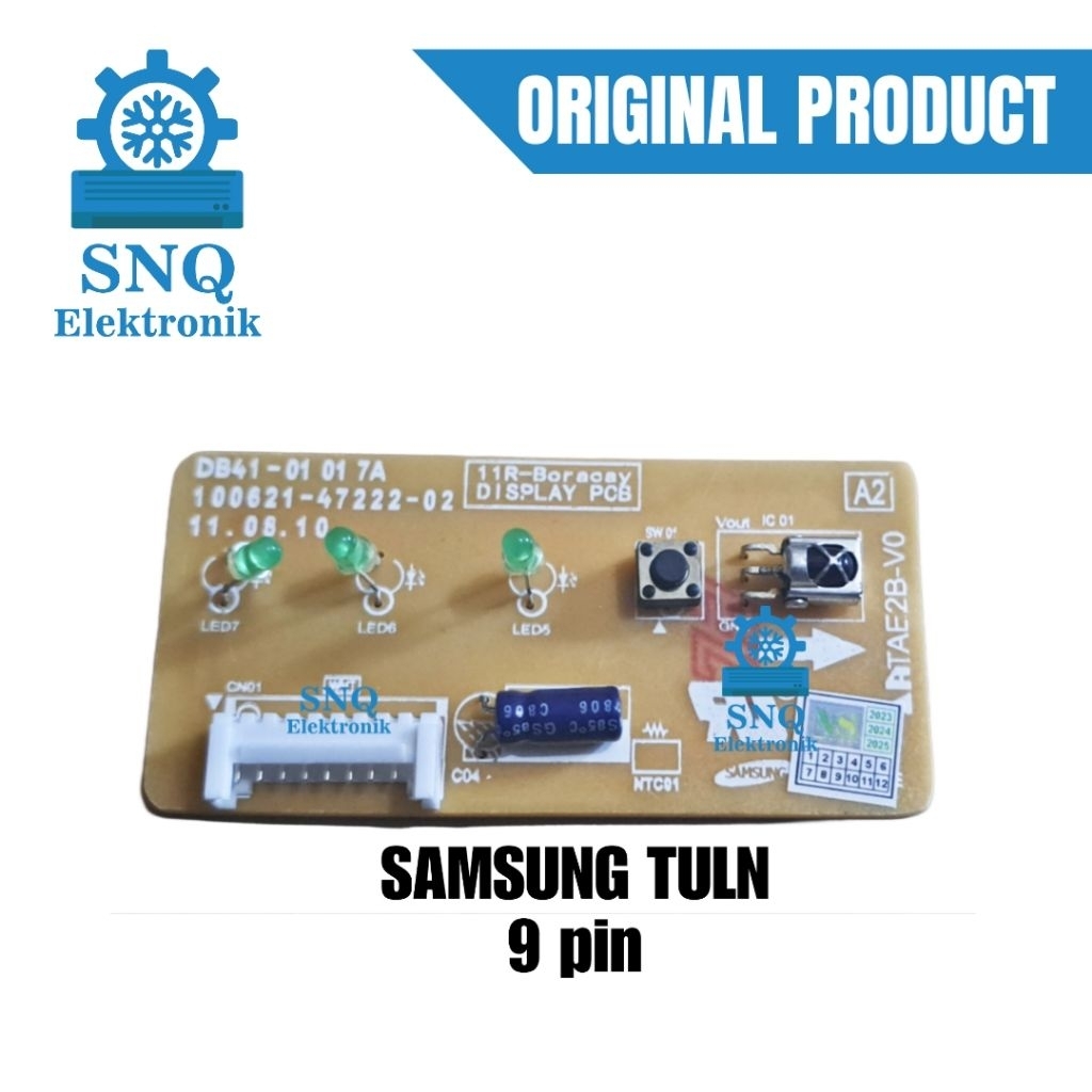 PCB sensor AC SAMSUNG TULN 9 PIN - Receiver AC samsung TULN - Modul sensor AC samsung TULN 9 pin sok