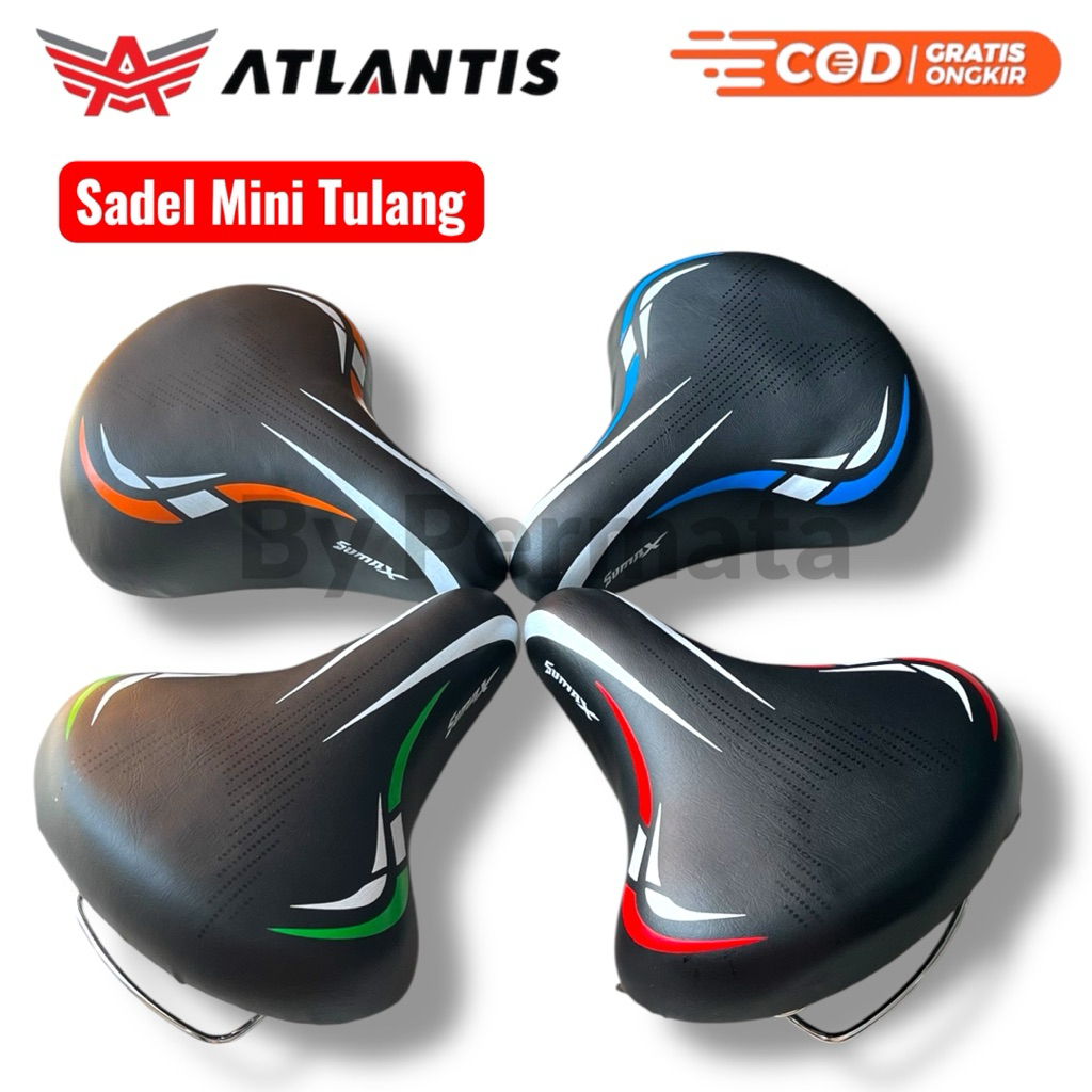 Sadel Sepeda Mini Tulang Atlantis Saddle Jok Sepeda Mini Lipat CTB MTB Jengki Federal