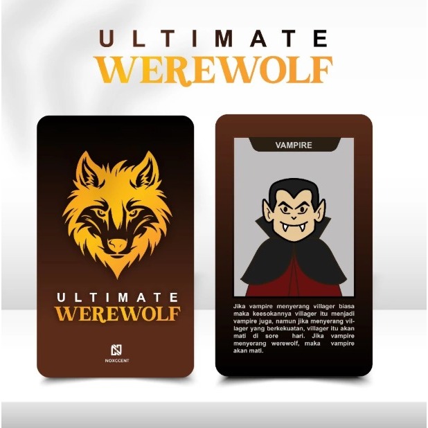 READY - Kartu Werewolf - permainan s werewolf
