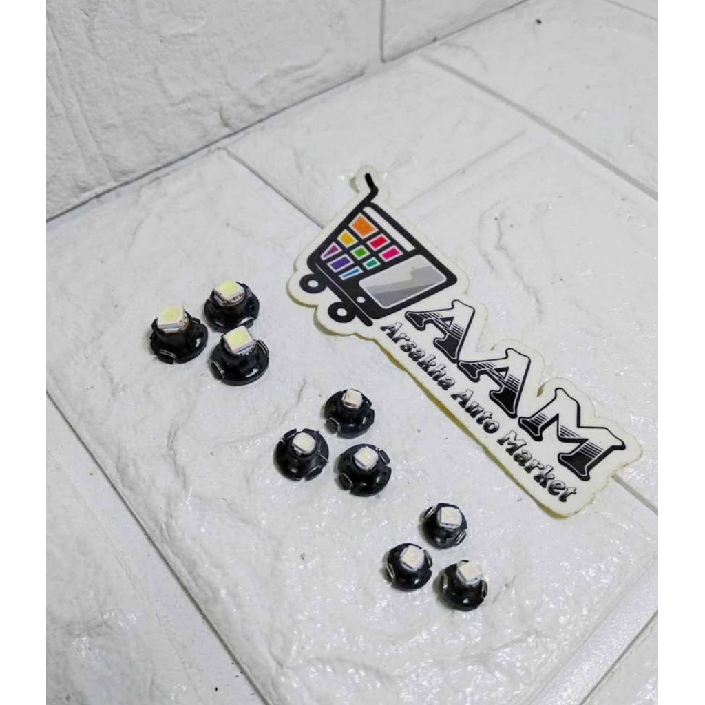 LAMPU LED T3 T4.2 T4.7 DASHBOARD PANEL KNOB AC SPEEDOMETER MOBIL