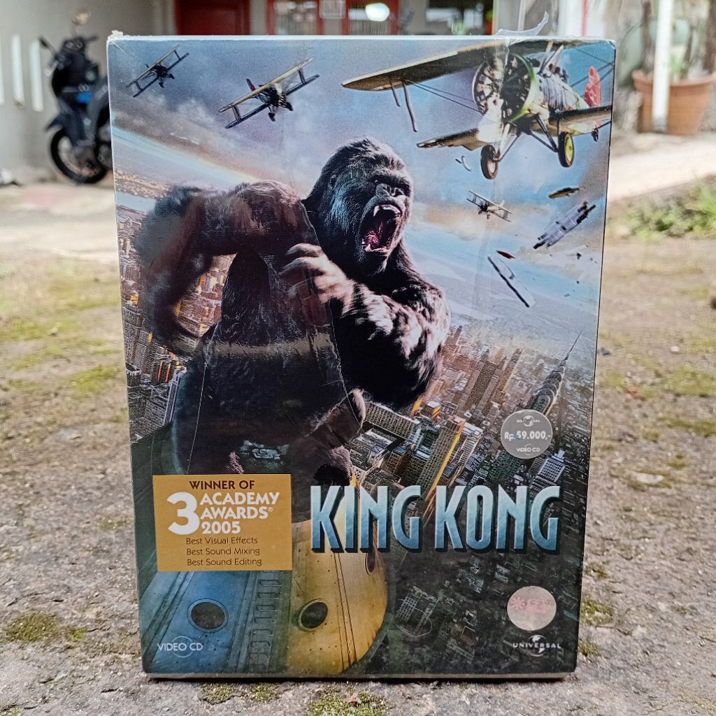 VCD King Kong Jack Black (2005) English Audio Teks Indonesia Original Universal Pictures VideoCD Nos