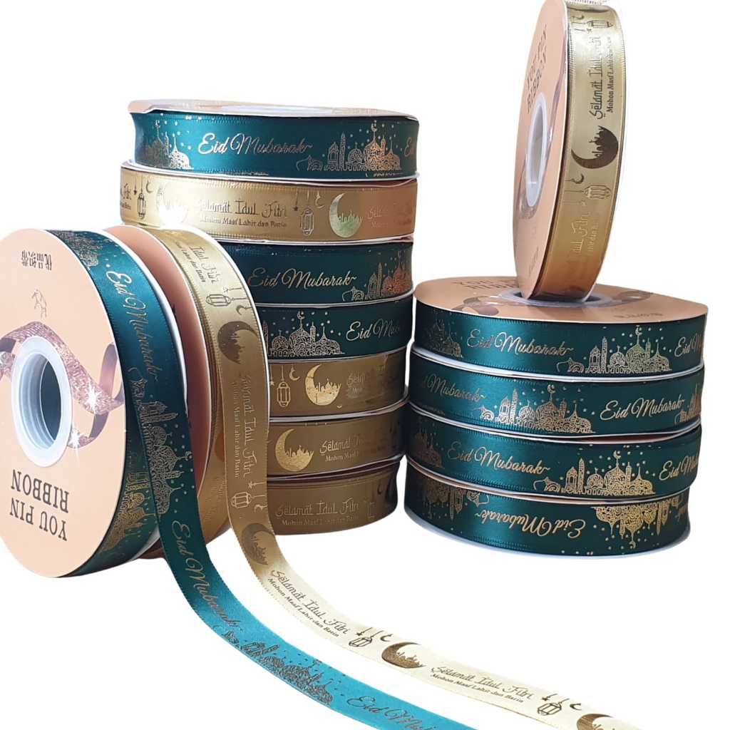 

1 ROL (18METER) - 2 CM & 2.5 CM | PITA IDUL FITRI | EID MUBAROK | SELAMAT IDUL FITRI