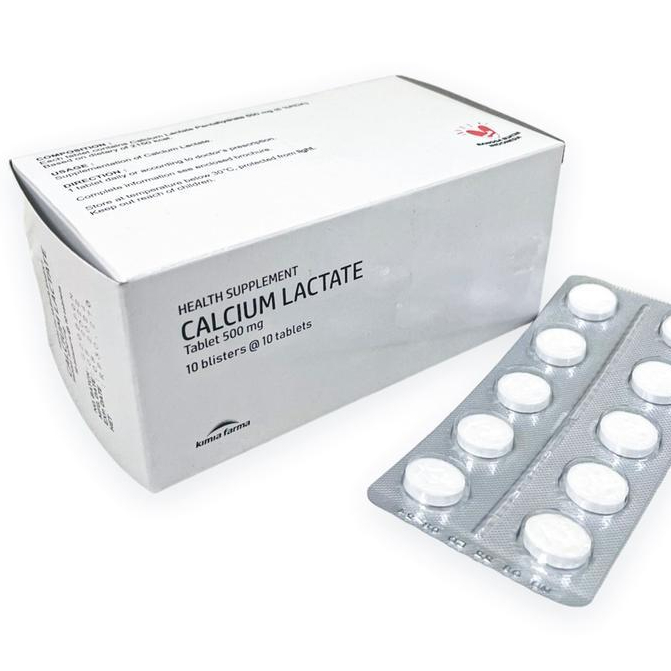 Calcium Lactate 100s Tablet Kimia Farma