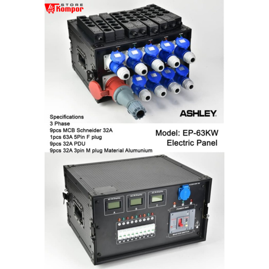POWER BOX / PANEL LISTRIK ASHLEY EP 63KW / ASHLEY EP63KW ORIGINAL ASHLEY EP 63 KW