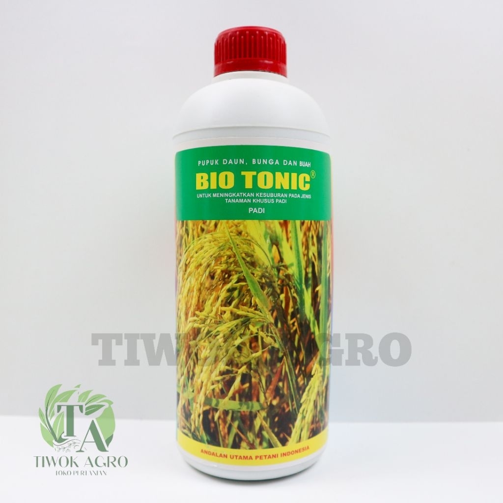 BIO TONIC PADI 1L - Pupuk Cair Padi, Peningkat Hasil & Penyubur Daun