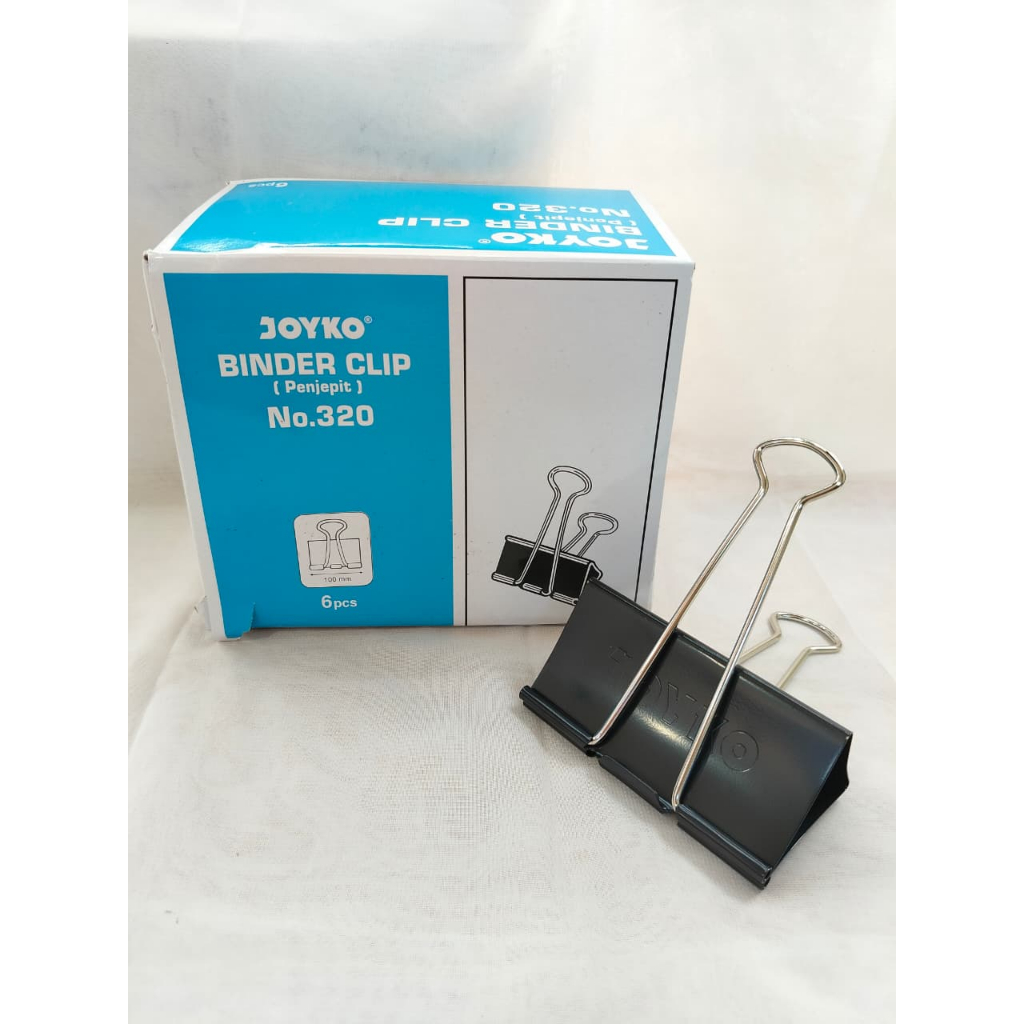 

JOYKO BINDER CLIP NO.320 / KLIP KERTAS 320 / PENJEPIT KERTAS