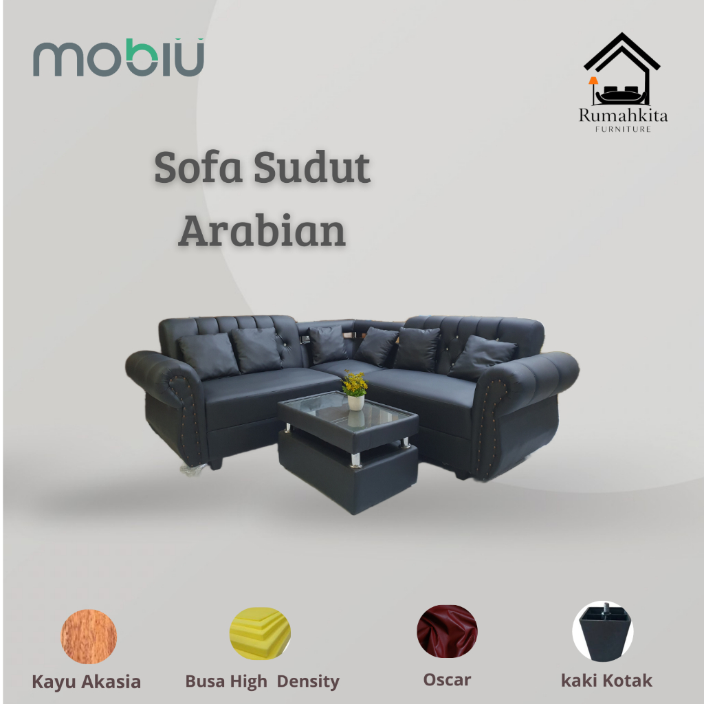 Sofa Sudut Arabian + Meja