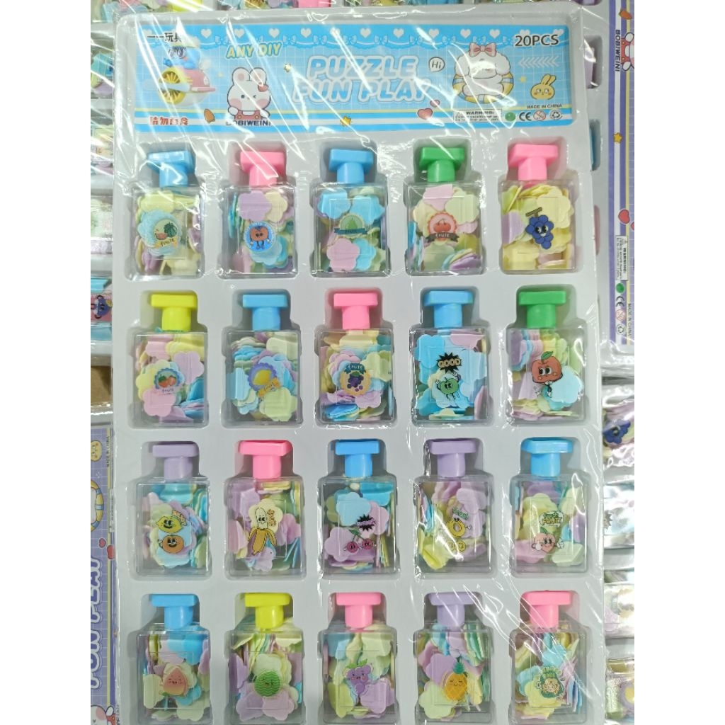 (20PCS)SABUN KERTAS CUCI TANGAN LEMBARAN LUCU