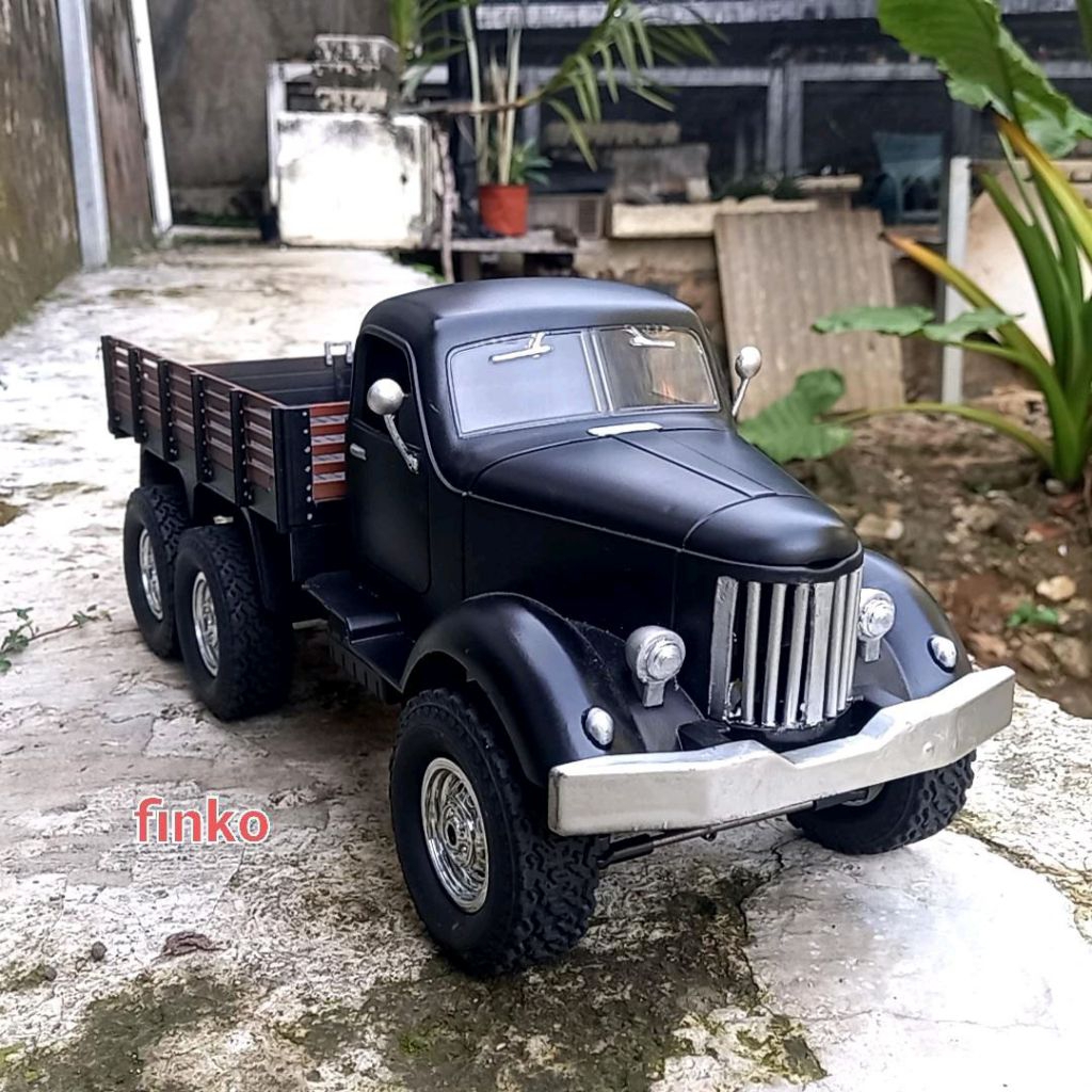 RTR rc jjrc q60 truck zil 6x6 full propo 1/16 custom waterproof.