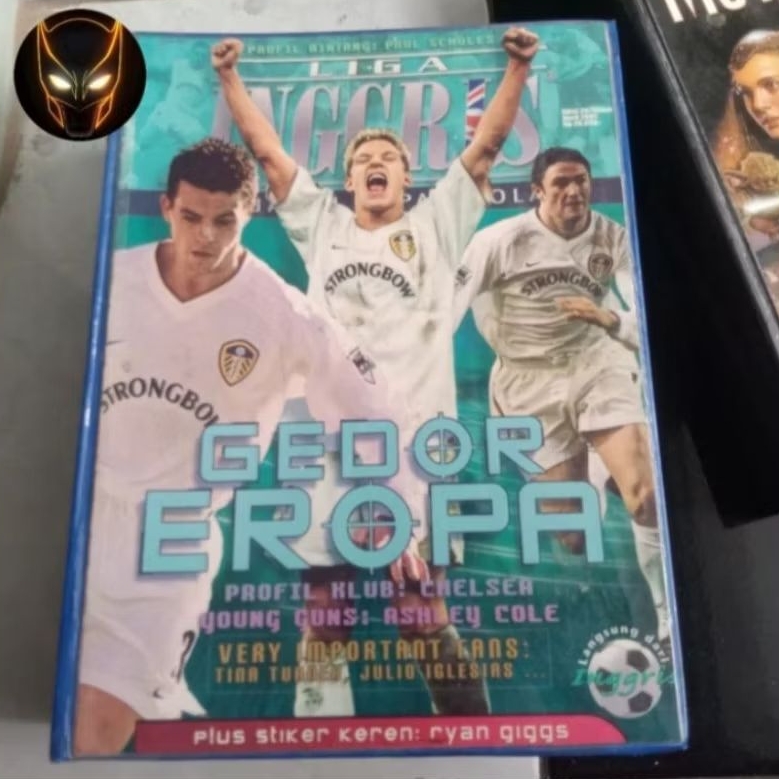 Majalah Original Boxset Liga Inggris Dan Liga Italian,Hai Soccer dan SPORTIF 20 Majalah+ Poster Full