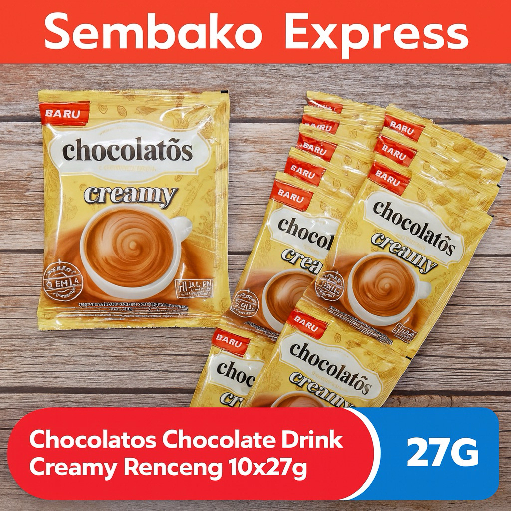 

Chocolatos Chocolate Drink Creamy Renceng 10x27g