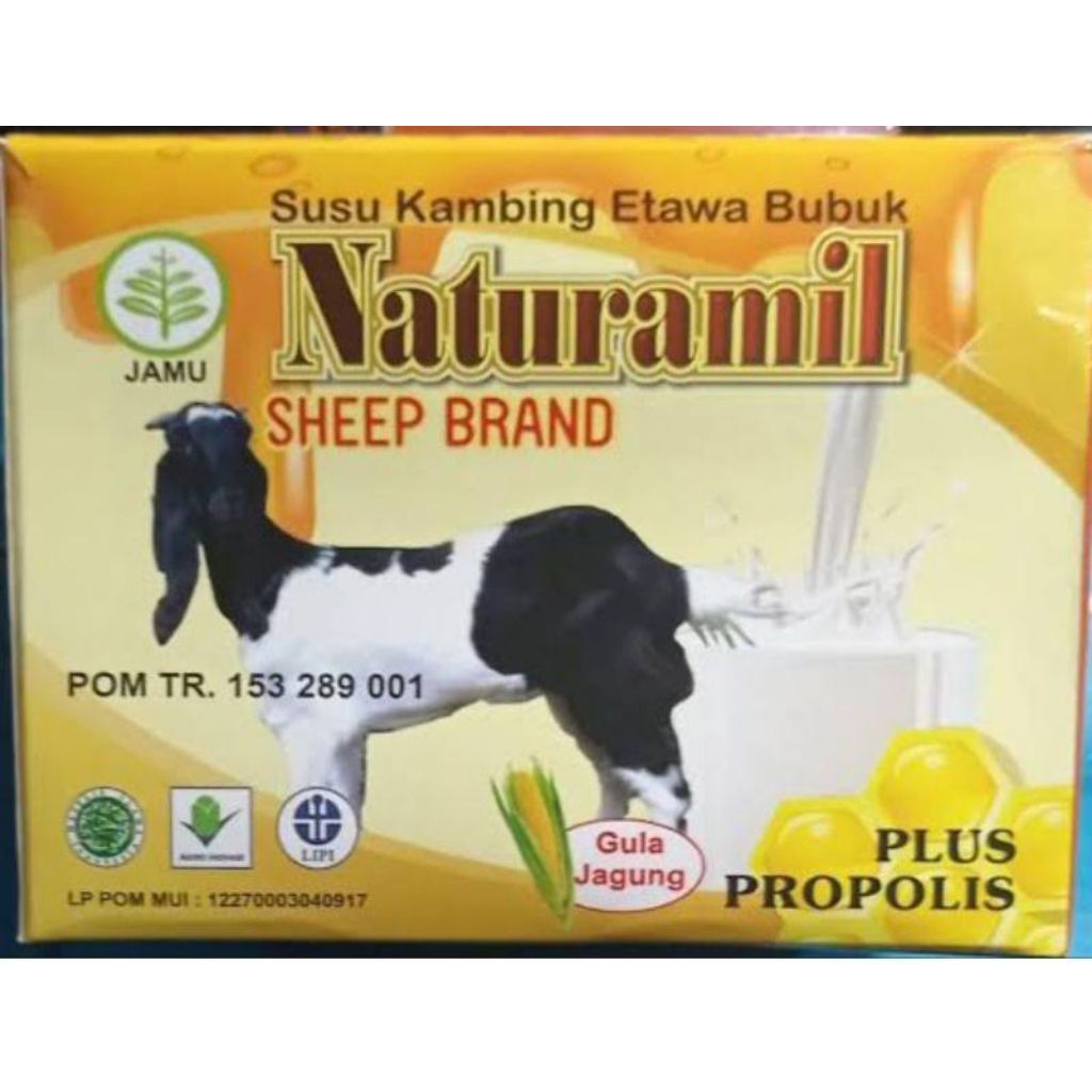 

Naturamil Sheepbrand Susu Kambing Etawa Bubuk Plus Propolis Original 100%