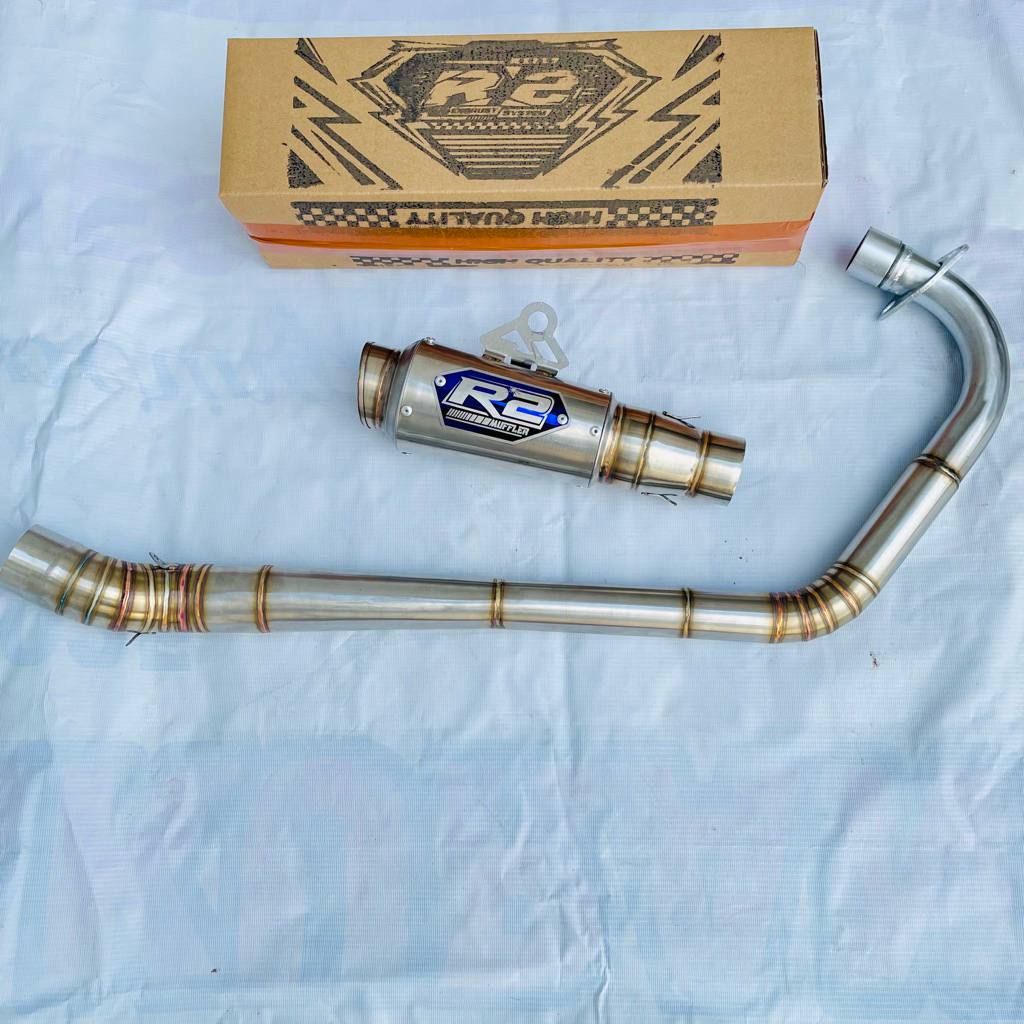 Knalpot Herek TIGER MP CB GL 150cc_250cc Original R2 muffler