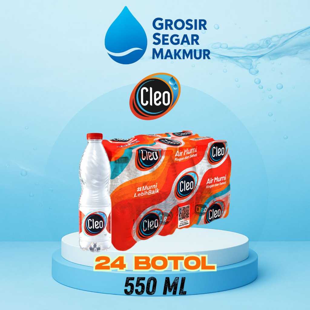 

CLEO Plastik 550 ml botol ( 1 dus 24 botol )