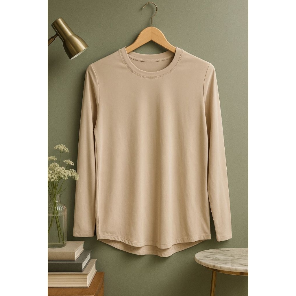 Sky is The Limit Korea baju sport coklat licin