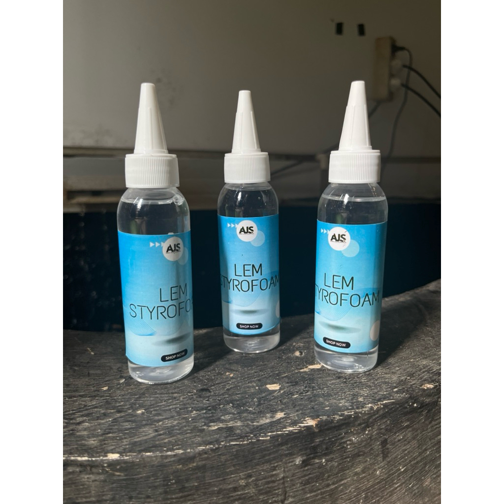 Lem Styrofoam | Lem Cair Bening | 100ml