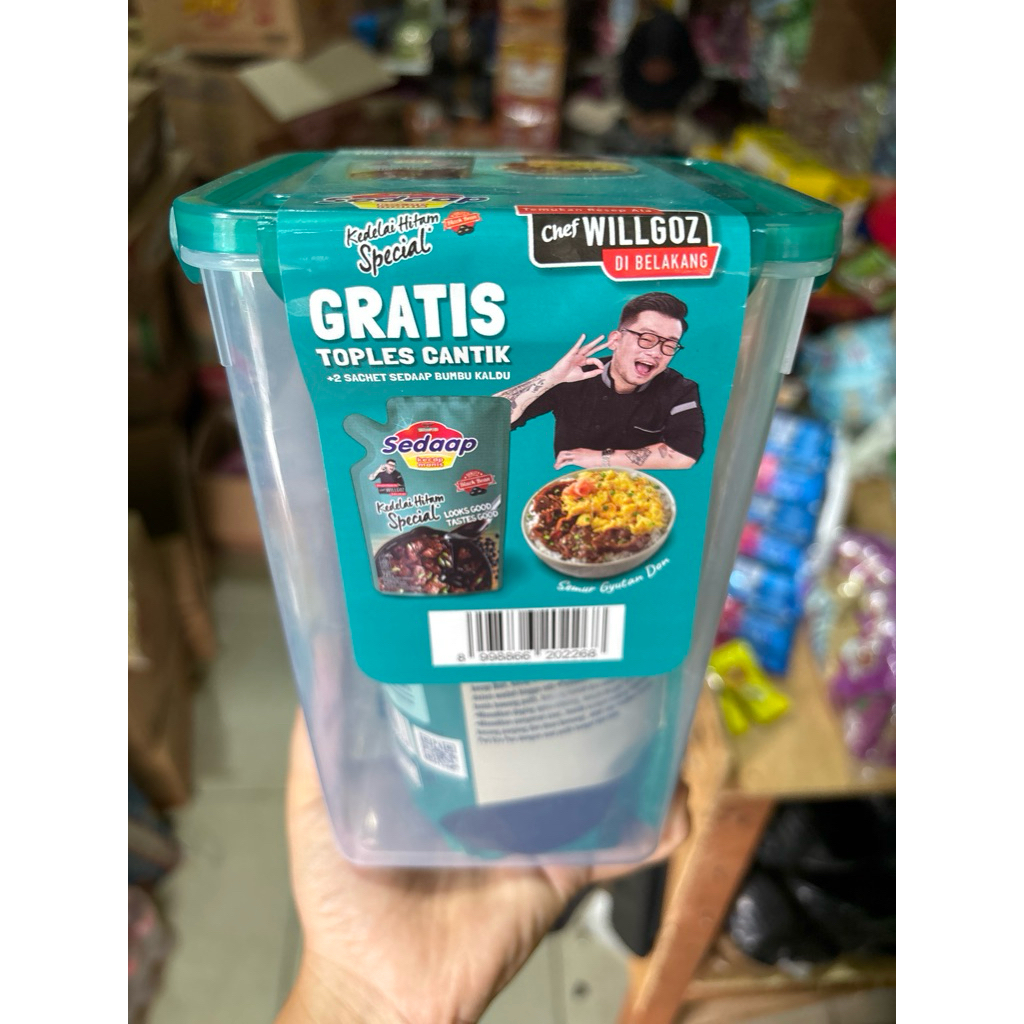 

kecap manis sedaap pouch 725gr (GRATIS toples+bumbu)