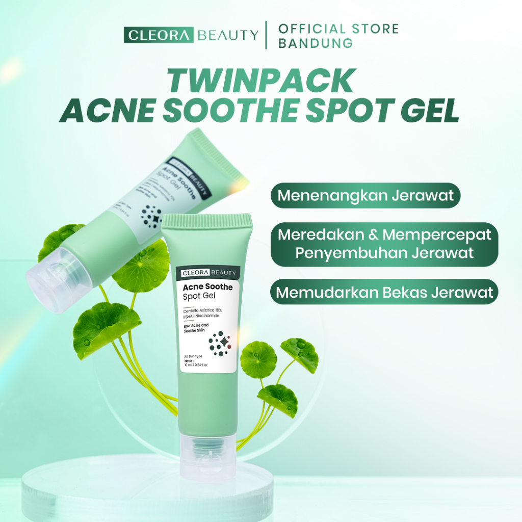 【BELI 2!HEMAT】 Acne Soothe Spot Gel - Obat Totol Jerawat Dan Penghilang Bekas Acnes Untuk Wanita Pri