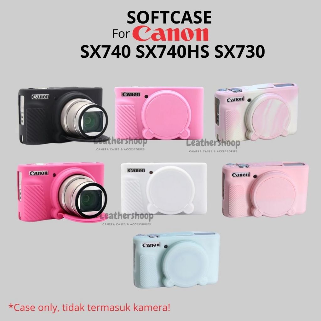 Softcase Canon SX740 SX740HS SX730 Case Cover Body Protector