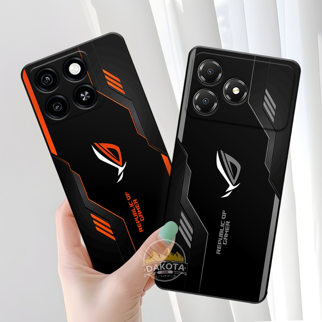 DAKOTA | Casing Silikon Hp ZTE Blade A36 | ZTE Blade A56 UV Printing Gambar Gaming | Case Lentur gra
