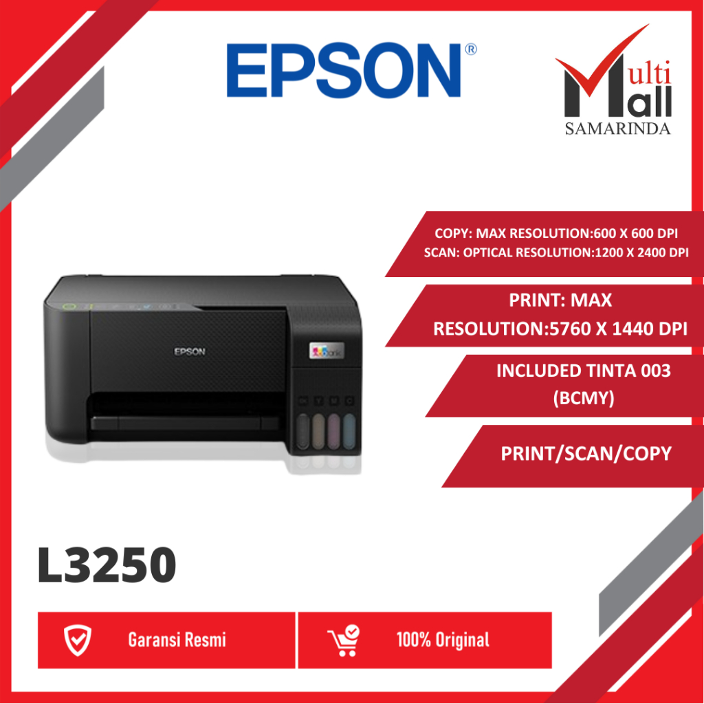 printer epson l3250 ecotank wifi