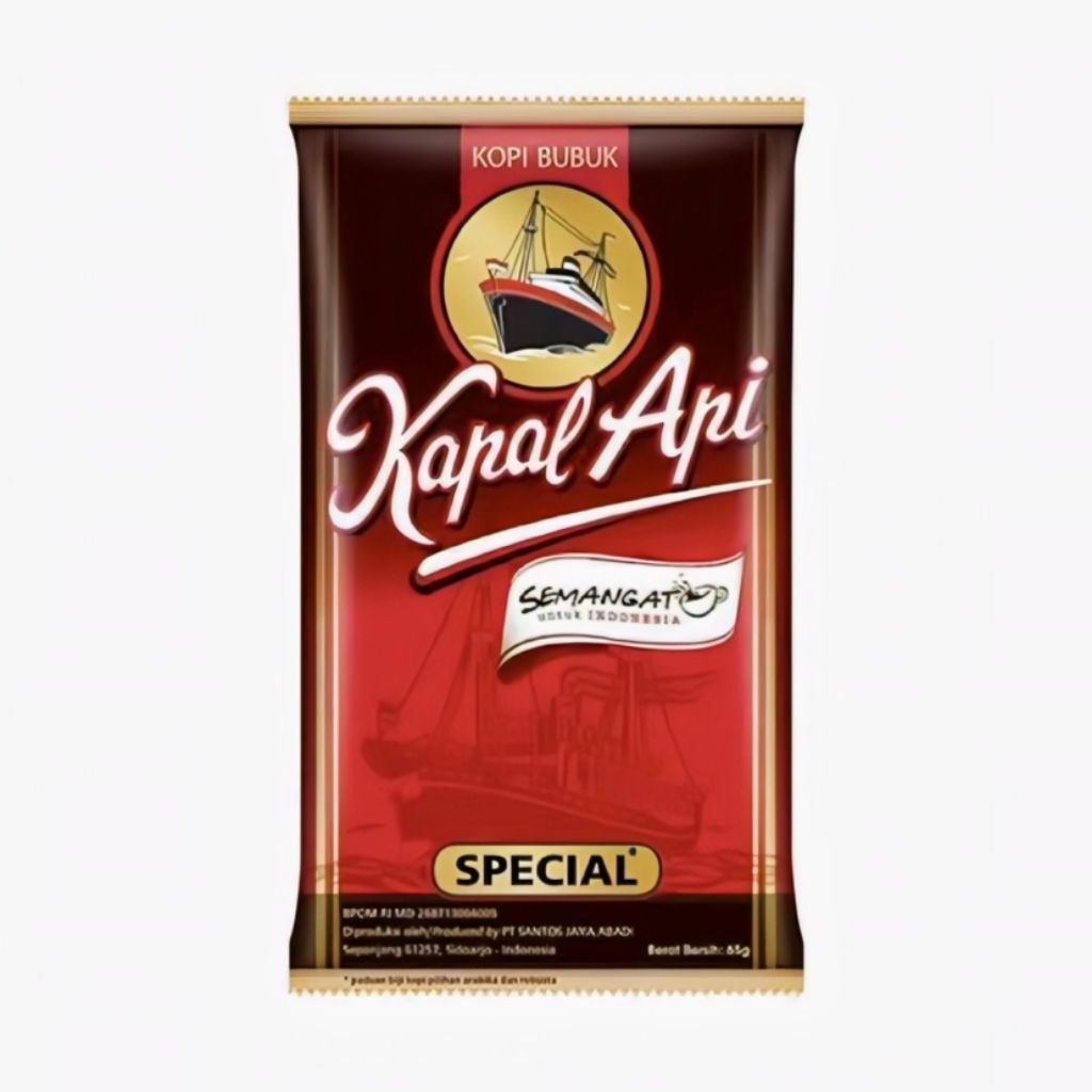 

Kopi Bubuk Kapal Api Spesial 60 gr