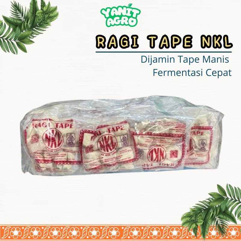 

RAGI TAPE NKL 1 BAL ISI 25 BUNGKUS RAGI TAPE SINGKONG/TAPE KETAN NKL