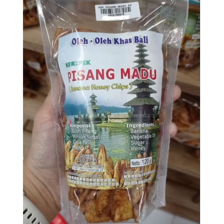 

Keripik Pisang Madu 'Adi Jaya' 120gr