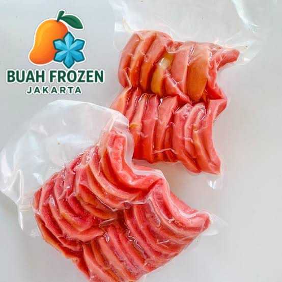

Jambu Merah Kupas Tanpa Biji Frozen 500 Gr / Jambu Merah Frozen