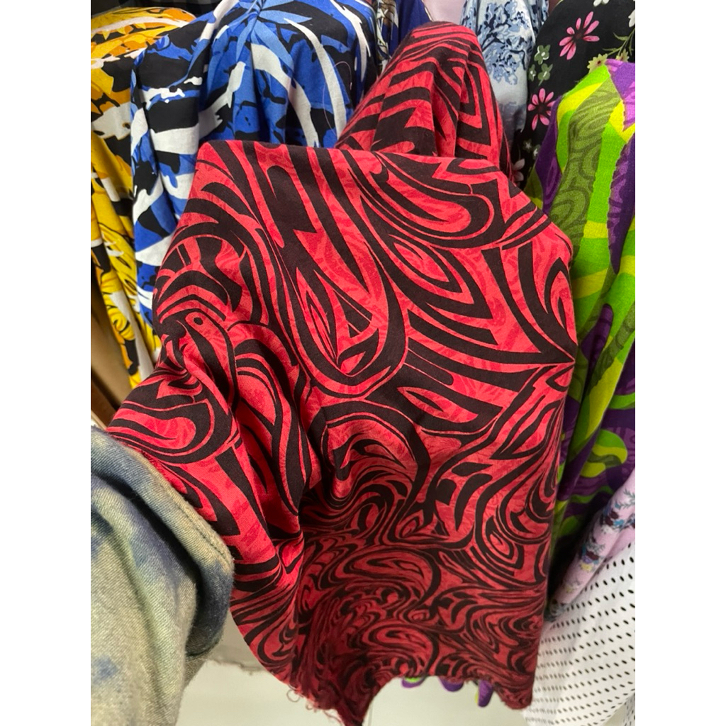 kain katun motif abstrak - kain katun jepang motif premium b