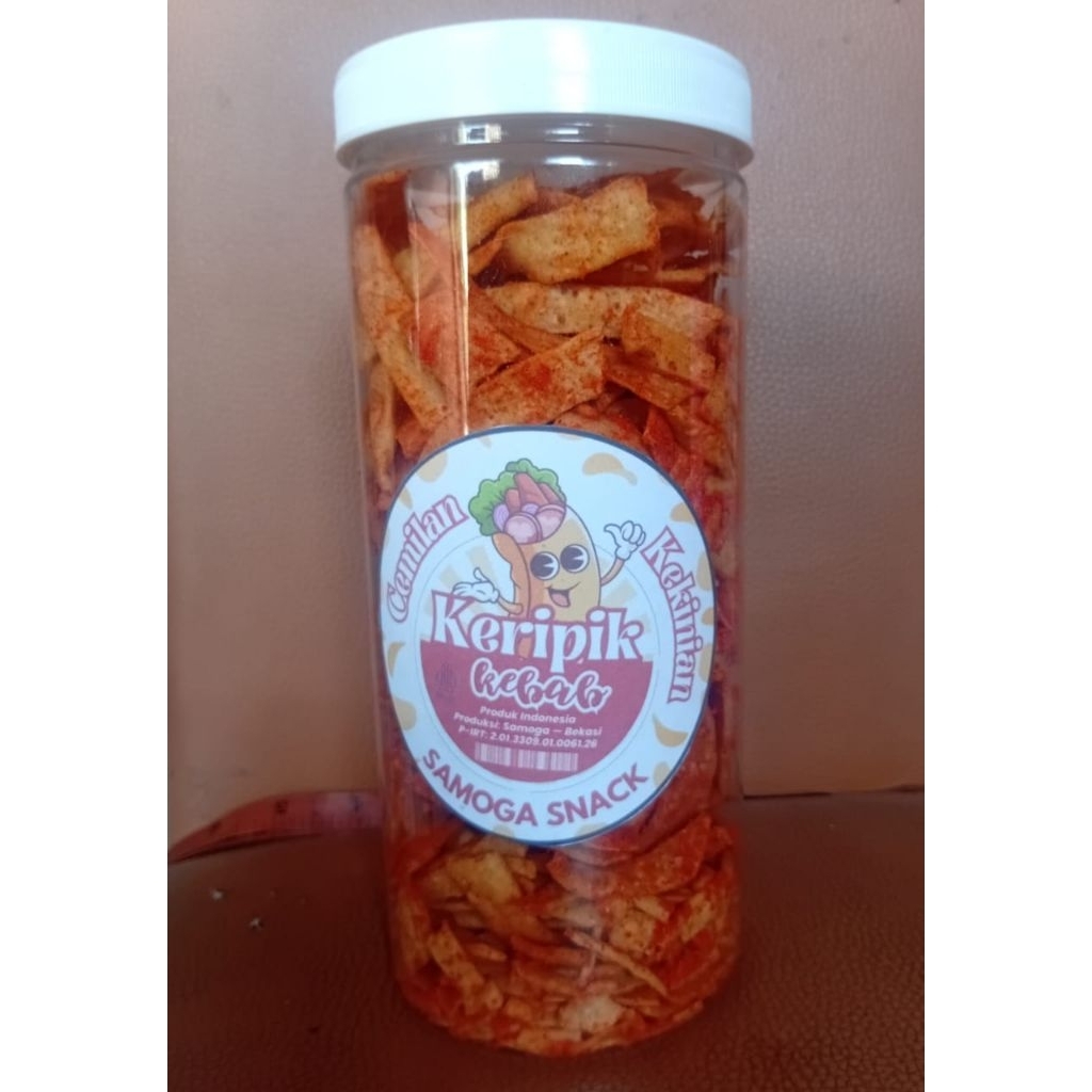 

kripik Kebab Balado Pedas 450gr