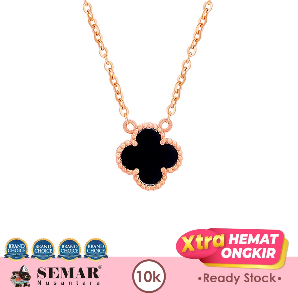 Kalung Emas Black Clover Gold 10K Semar Nusantara