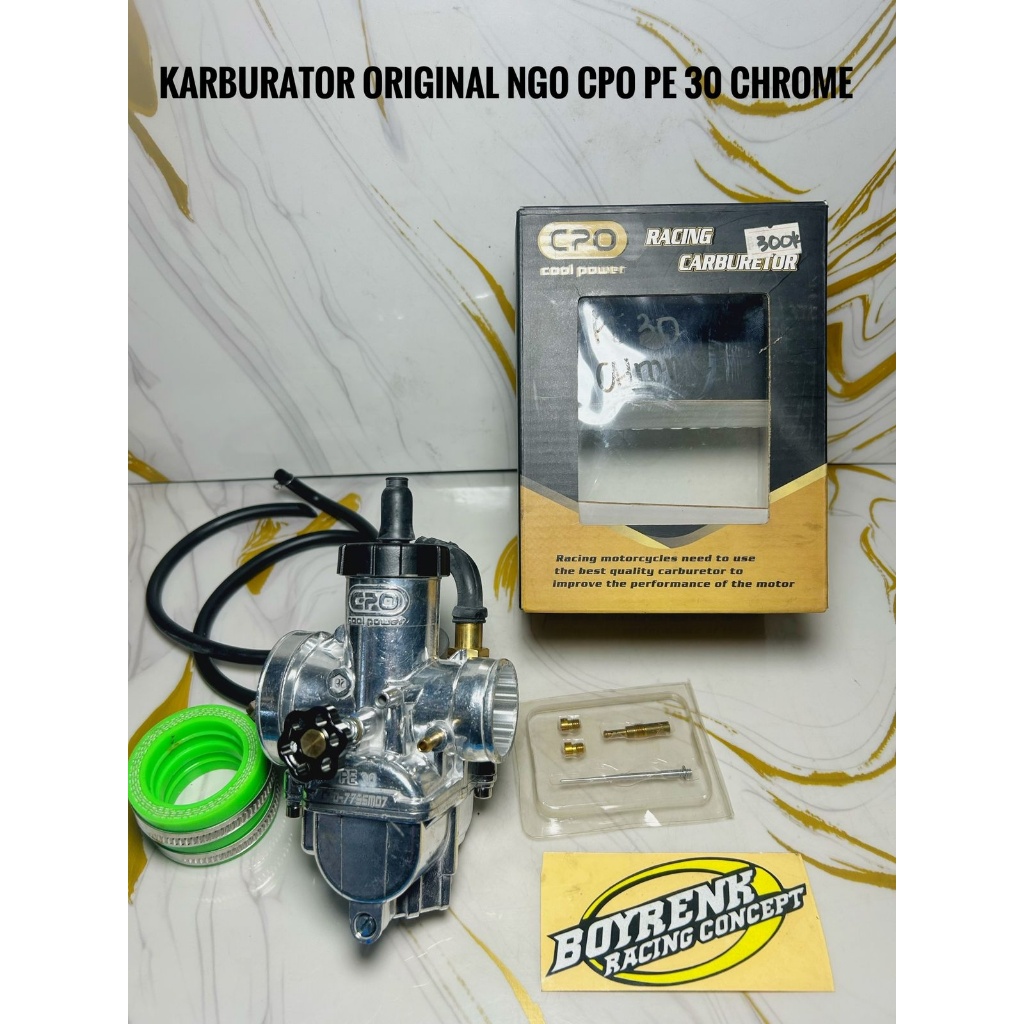 KARBU ORIGINAL NGO CPO PE 30 CHROME- BOYRENK RACING CONCEPT