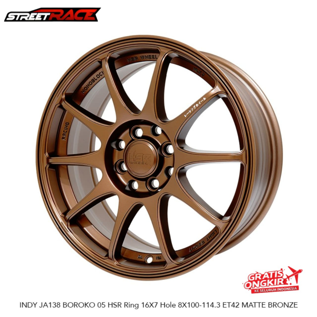 VELG HSR INDY R16 COCOK UNTUK AVANZA JAZZ MOBILIO LIVINA