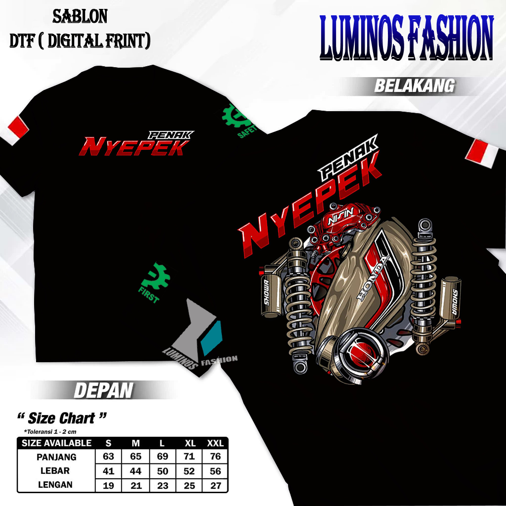 Luminos Fashion12 KAOS DISTRO PENAK NYEPEK, KAOS GL CEPEK FUL DESIAN COTTON 24S| KAOS DISTRO GL CEPE