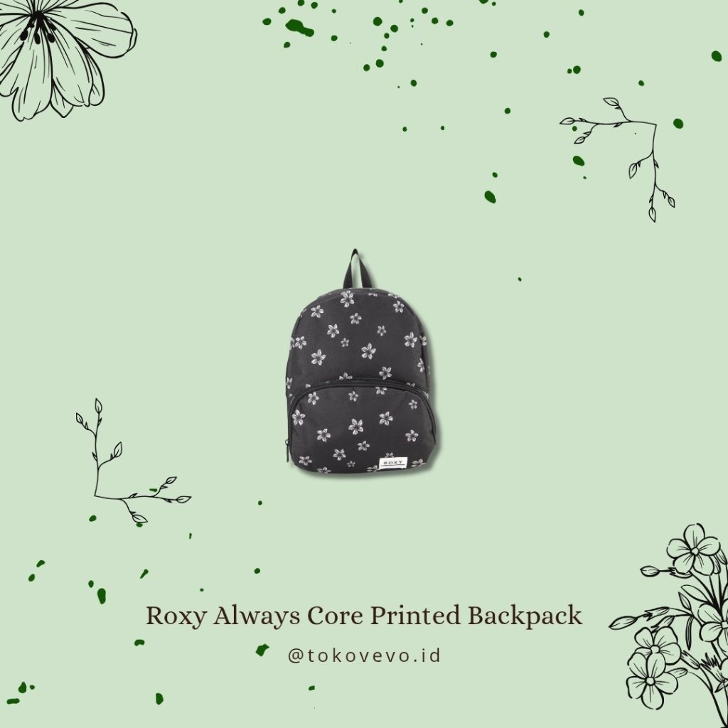 Tas Ransel Roxy Always Core Printed Backpack | Tas Wanita Original Roxy mini backpack