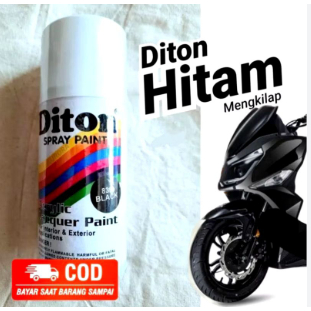 CAT PILOX PILOK HITAM DITON 839 300cc / CAT SEMPROT HITAM MURAH 300cc DITON 839 / CAT PILOX PILOK HI