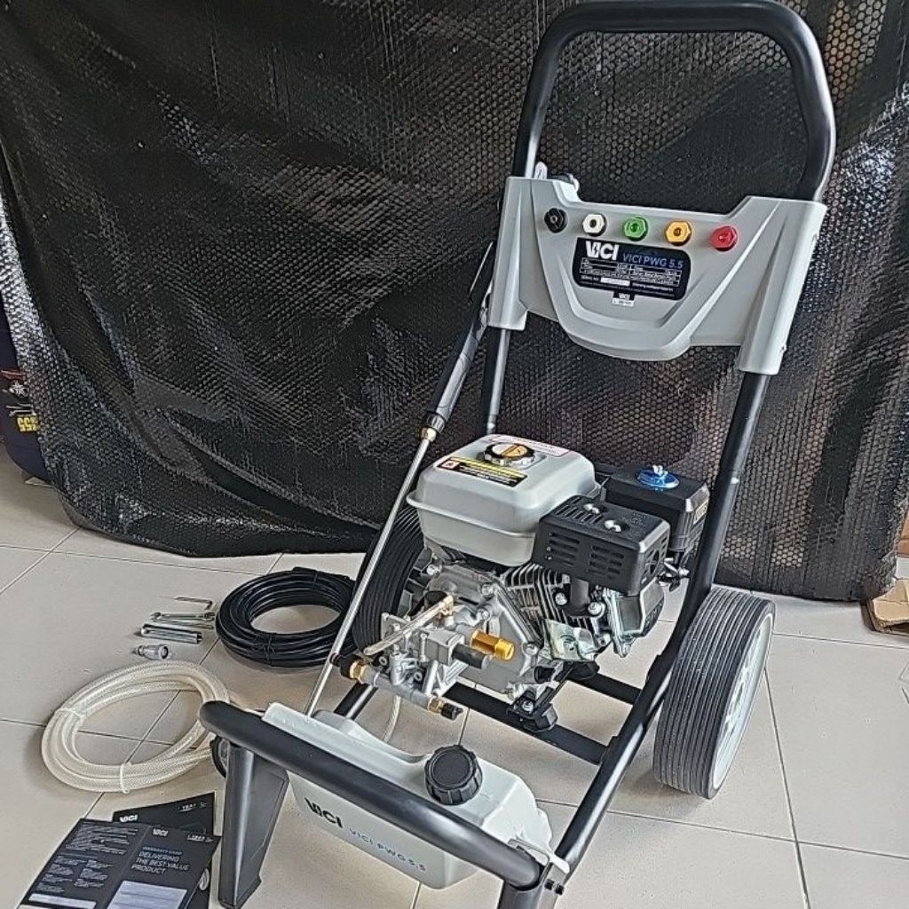Jet Cleaner Engine Bensin High Pressure Washer 150 Bar VICI PWG 5.5 Kualitas Terbaik