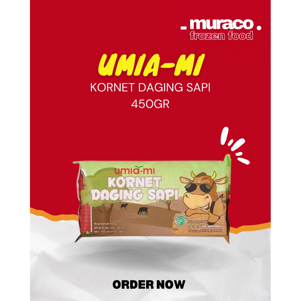 

Umiami Kornet Daging Sapi 450gr