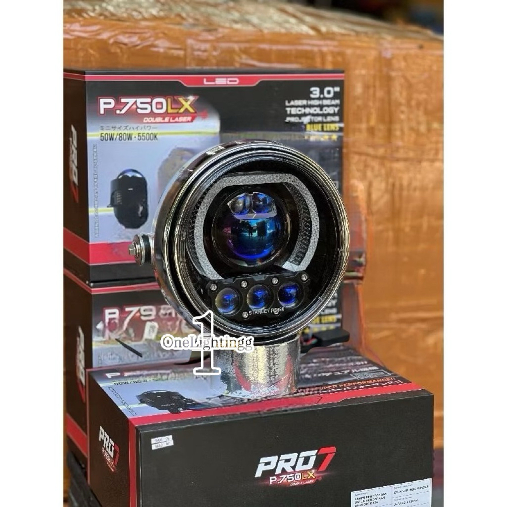LAMPU BILED NINJA R SS PRO7 SET MINILASER 3MATA