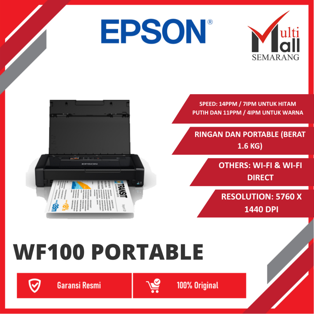 Printer EPSON WF 100 Portable