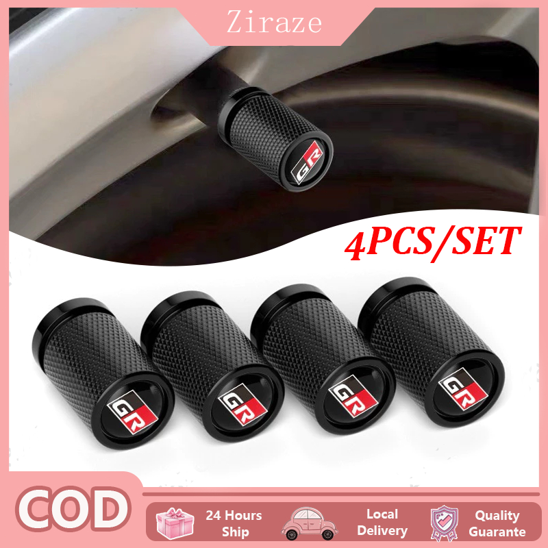 4PCS/SET - Tutup Pentil Ban Mobil Motor Gr Sport