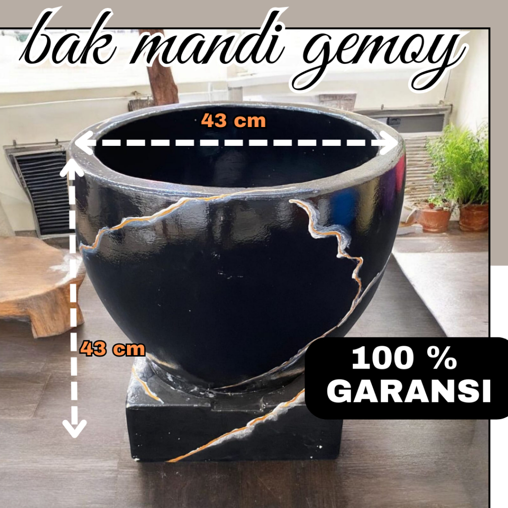 bak mandi minimalis  model gemoy  ( ongkir otomatis ) ukuran 43x43cm