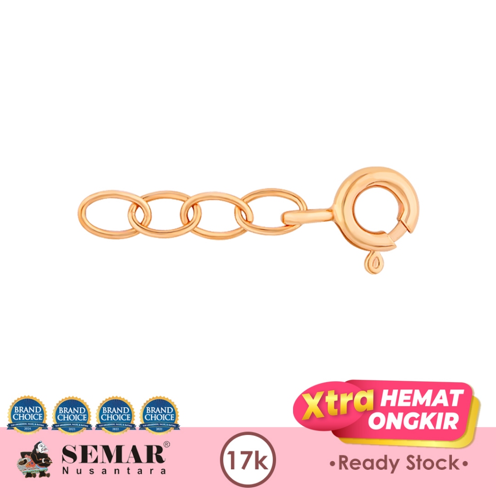 Rantai Extention Kalung Gelang Gold 17K Semar Nusantara