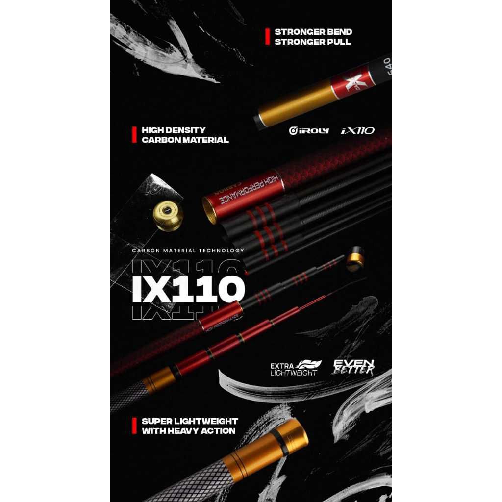 JORAN TEGEK IROLY IX110 360-630 CM KAKU CARBON MATERIAL