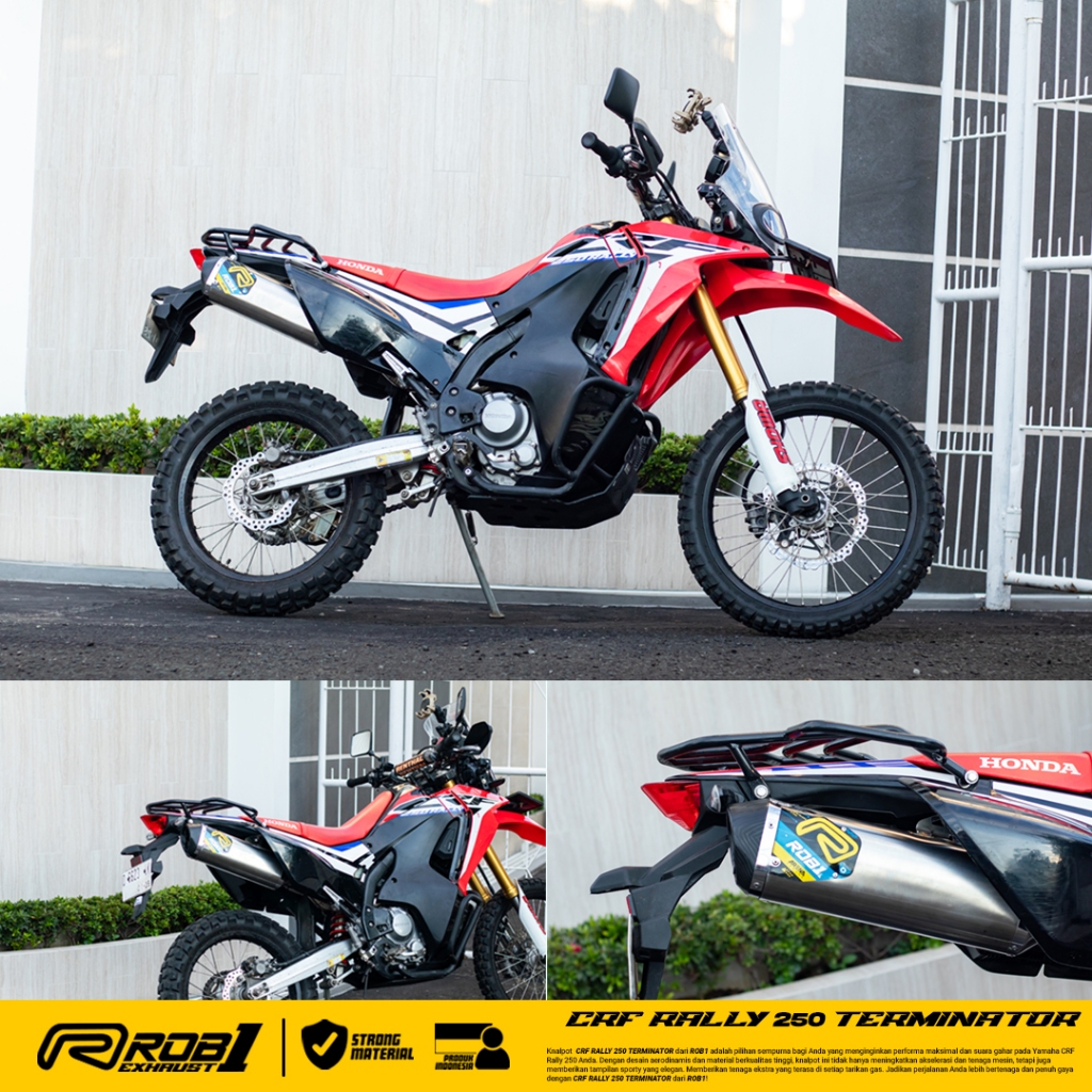ROB1 Knalpot Honda Crf rally 250