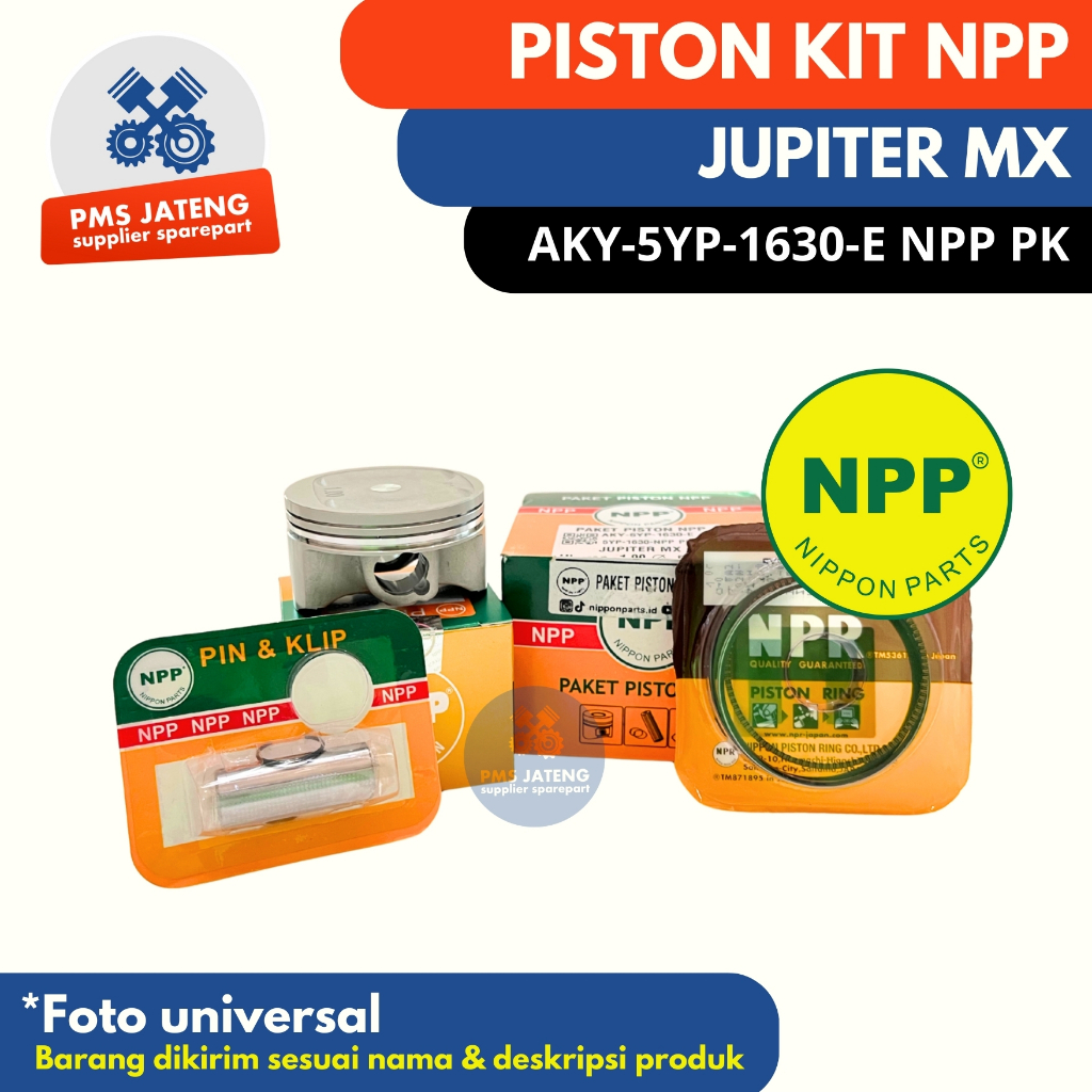 Piston Kit Seher Kit Seher Paket Jupiter Mx NPP Original | Jupiter Mx 135 OLD 100 NPP Original
